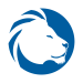 Lion-head-icon_blue